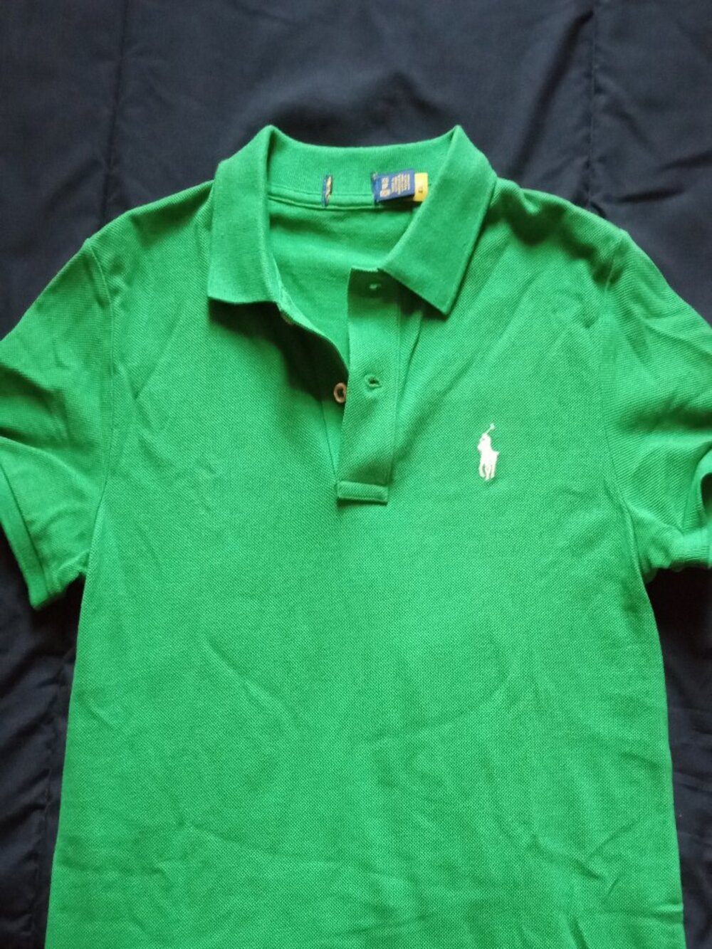 (READ) Ralph Lauren Polo Green Short Sleeve Shirt XS